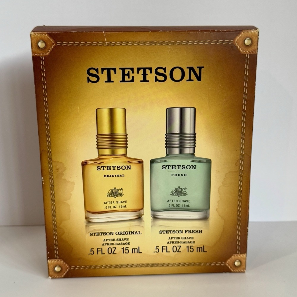 Stetson Original & Fresh After Shave - 2 Piece Gift Set .5oz 15ml